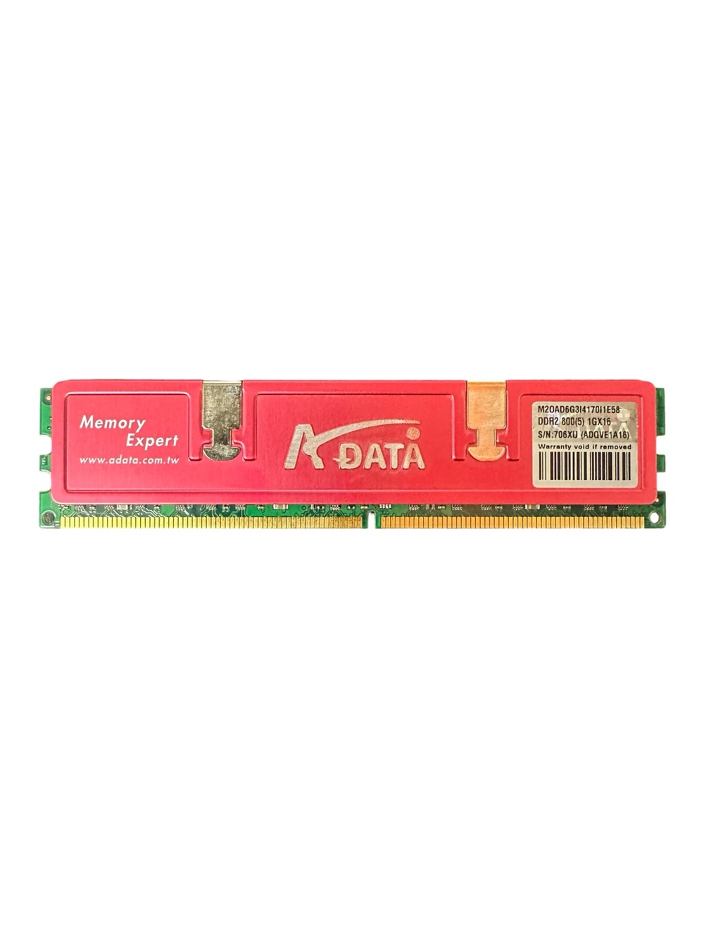1GB DDR2-800 Desktop RAM — ADATA Red